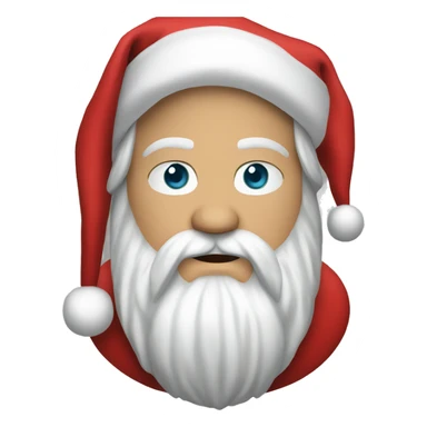 leonardo dicaprio as santa sticker