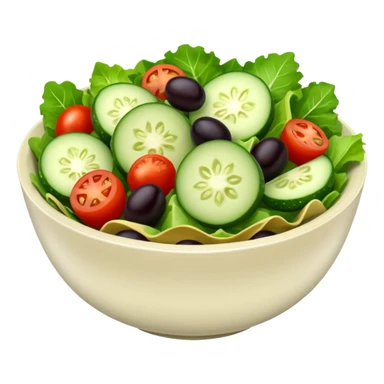 BOWL DI INSALATA,  iperrealistico 4k, No tomatoes sticker