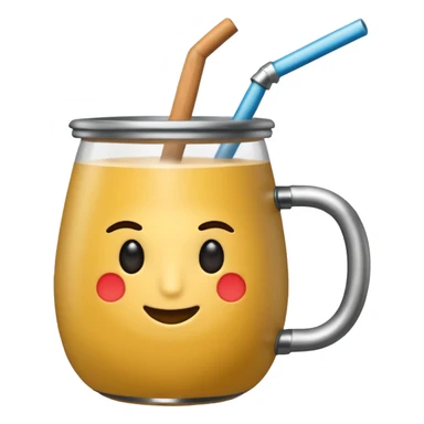 Dibujito tomando mate argentino sticker