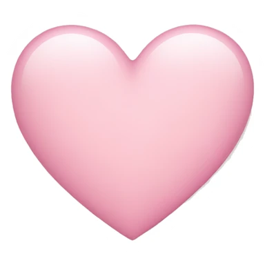 Light pink heart sticker