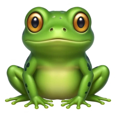 green frog sticker