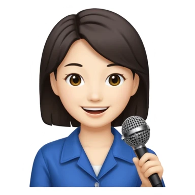 miki matsubara stay with me microphon emoji sticker