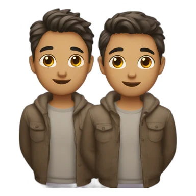 a couple of gay sticker