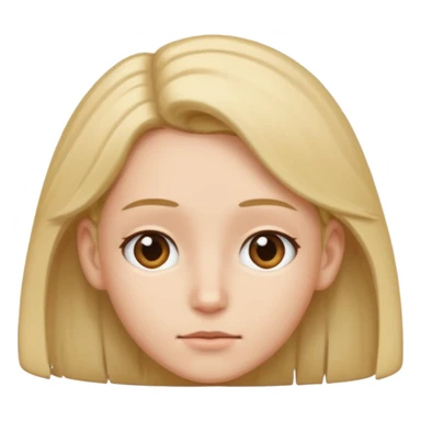 Tuck hair behind ear  sticker