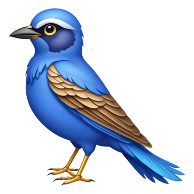 blue lark sticker