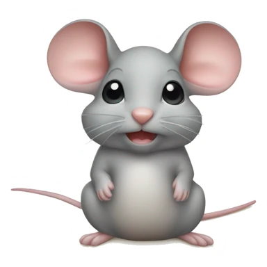  a cute little mouse sticker