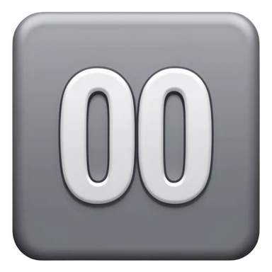 100 dans un carre gris sticker