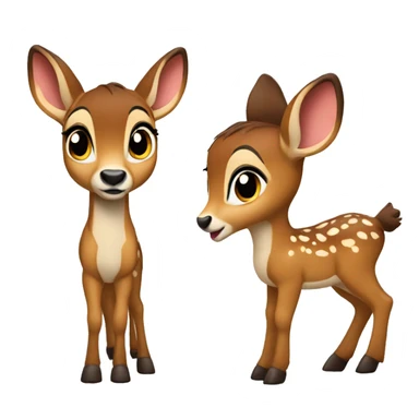 Create a bambi sticker