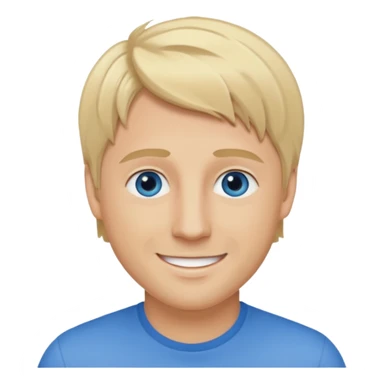 Kian Egan blonde hair, blue eyes sticker