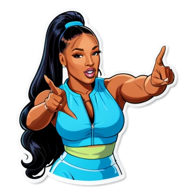 Megan thee stallion sticker