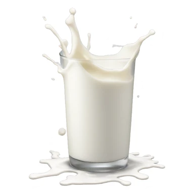 Milk splatter sticker