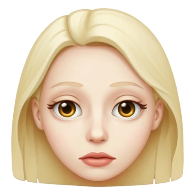 malnourished face sticker