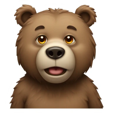 chunky bear  sticker