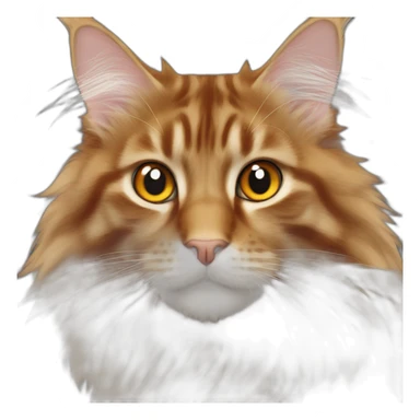 Maine coon orange sticker
