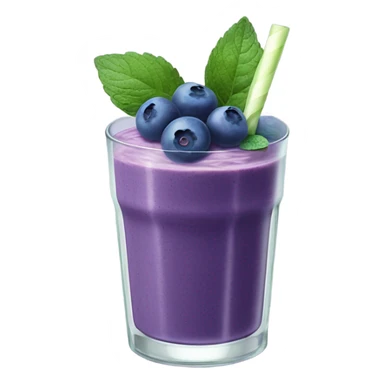 Smoothy blueberry sticker