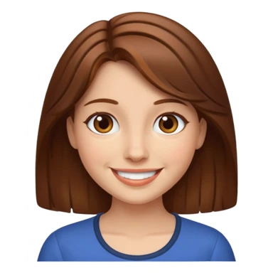 anna from frozen brown hair sticker