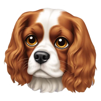 Dog cavalier king charles spaniel sticker