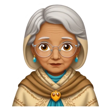 Grandma is painting  sticker