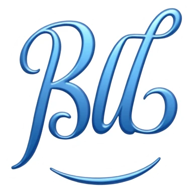 blue word "blessed" sticker