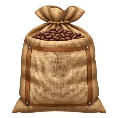 bag of beans sticker