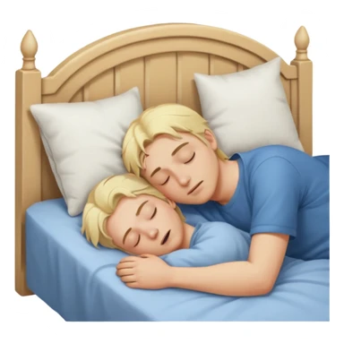 man in blonde is sleeping in bed



















 sticker