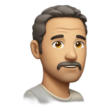 a man who is lazy sticker