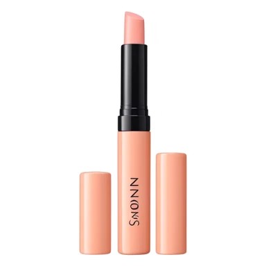 salmon pink makeup packaging concealer sticker