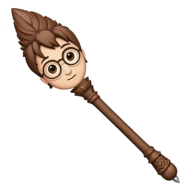 Harry Potter wand sticker