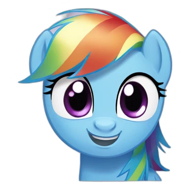 Rainbow Dash sticker