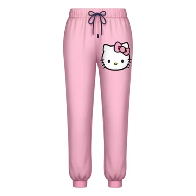 Realistic Detailed Hello kitty Pajama pants sticker
