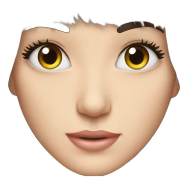 Eyes eyelashes sticker