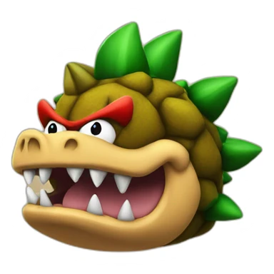 bowser mixed with dung emoji sticker