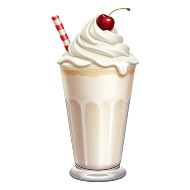 Big big tall milk shake with whip cream and cherys  sticker