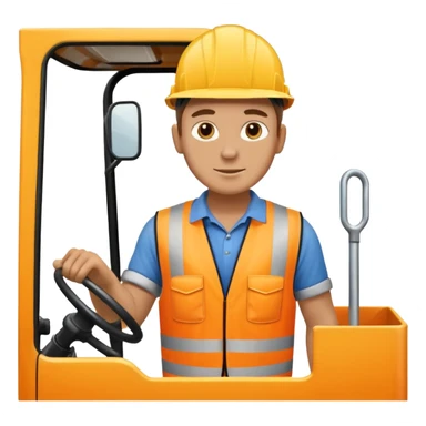 Scaffolder driving lorry sticker