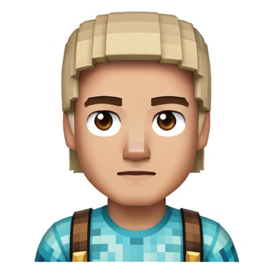 steve from minecraft sticker