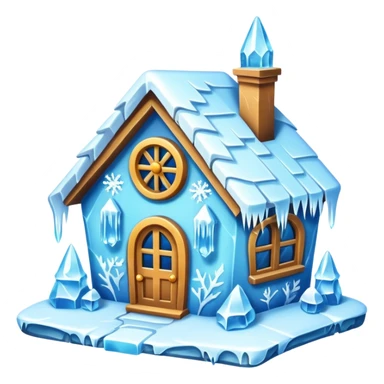 frozen house sticker
