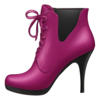 high heel boot sticker