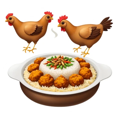 I want one biriyani plate fly in the sky sticker