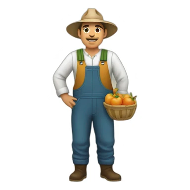 Farmer Basque Country sticker