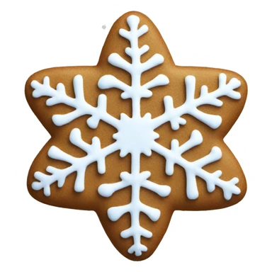 Snowflake gingerbread  sticker
