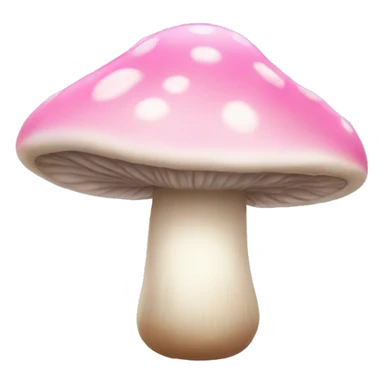 Light pink mushroom sticker