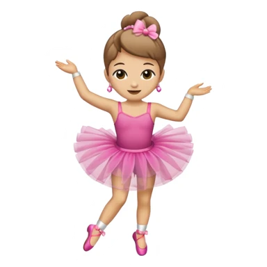 Capuchino as a ballerina  sticker