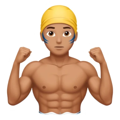 swimming athlete sticker