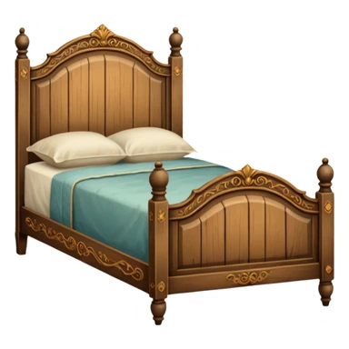 vintage antique old academia wooden aesthetic bed sticker