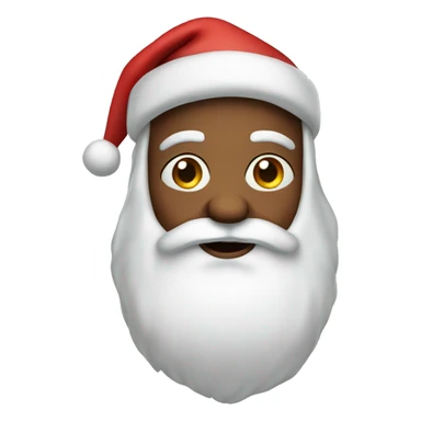 Heart eyes Santa  sticker