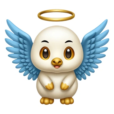 un animal ange de mongolie sticker