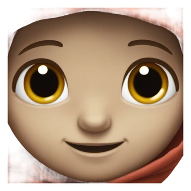 Young adorable red turtle with blue eyes sticker