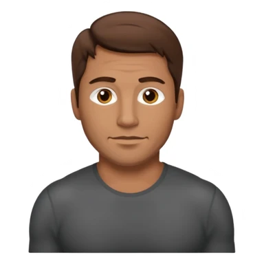 40 year old fit man with  town hair sticker