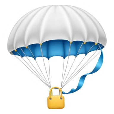 Parachute sticker