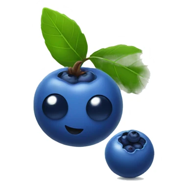Blueberry sticker
